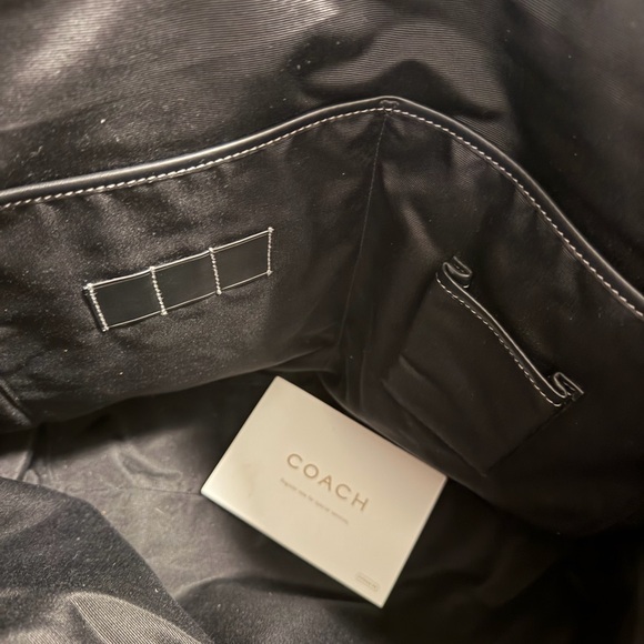 Coach Legacy Hampton large Canvas and Leather tote bag 19x13 - Picture 7 of 15